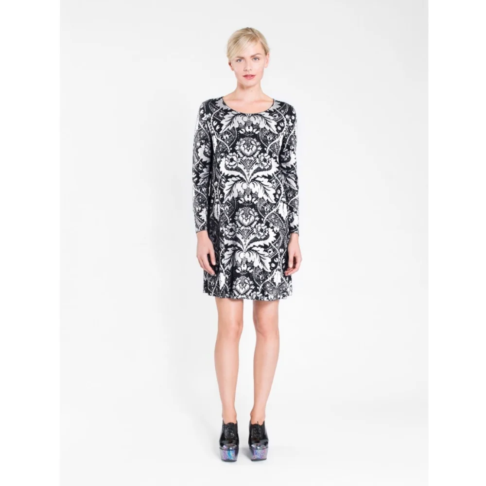 Marimekko Keinuva Black/White Dress Size XS Extra Small - Picture 1 of 8